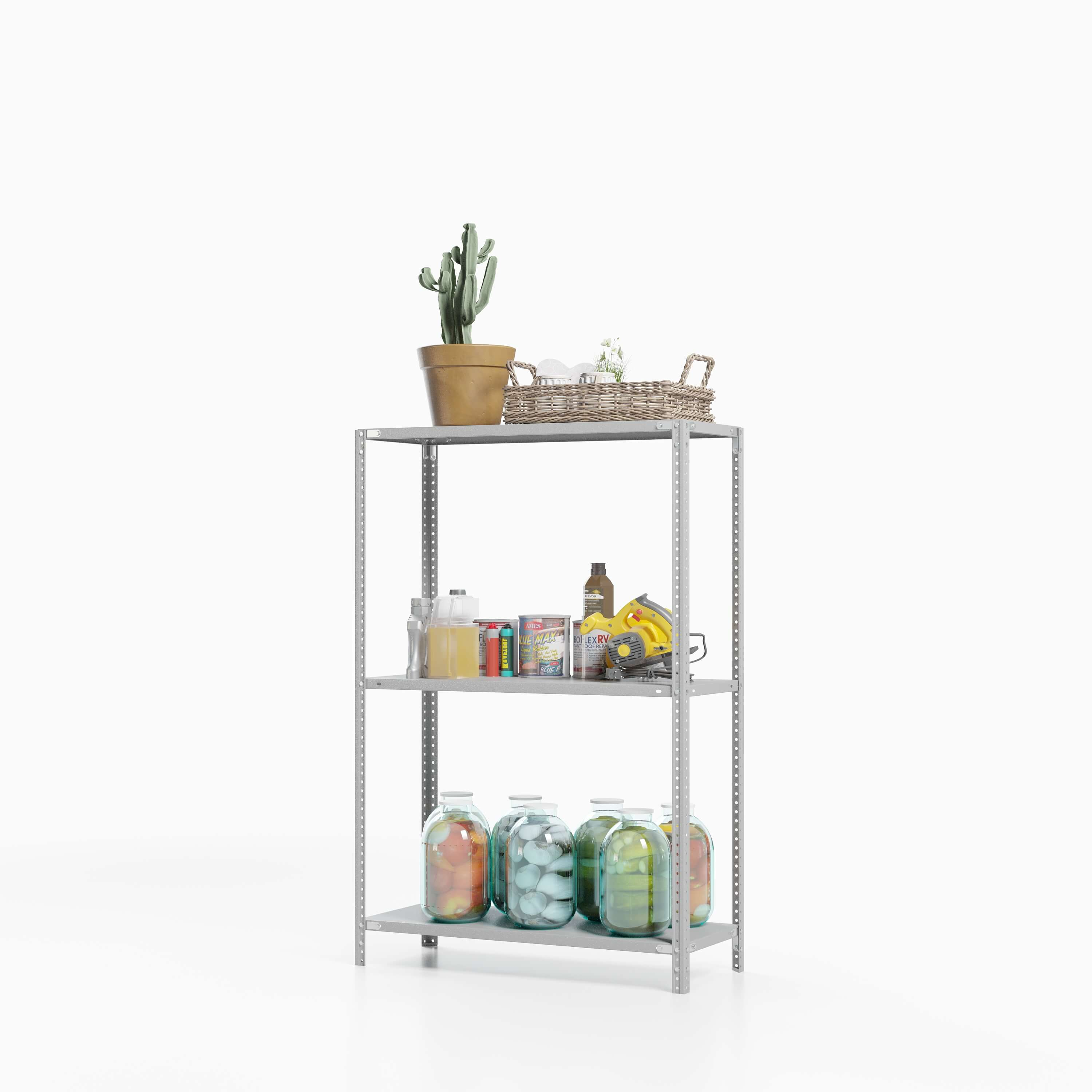 Стеллаж ТС Лайт 1000х1200х400, 3 полки