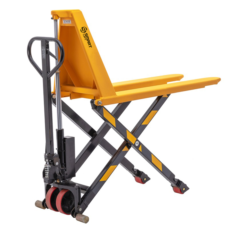 Гидравлическая тележка (рохля) SD-HL (HLT15, г/п 1500 кг, 1150x550 мм, высокоподъемная 800 мм) SMARTLIFT (SMART)