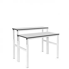 Стол рабочий двухуровневый СРД-1200х500