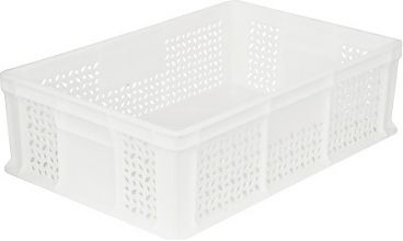 Ящик 600х400х180 мм перфорированный без ручек морозостойкий