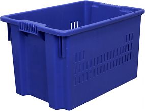 Ящик 600х400х350 дно сплошное, стенки перфорированные