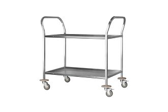 Тележка для сервировки ТДСп - 800x500x860 Profi Inox, 2 уровня