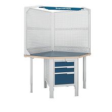 Верстак (угловой) CTR U532.S3.1-2FR