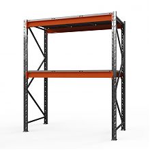 Стеллаж металлический Оптима, 2000x1530x785 мм. Ярусы: 2 шт. метал