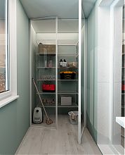 Гардеробная система Практик Home. Балкон №1