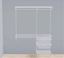 Гардеробная система Практик Home. Прихожая Medium №11