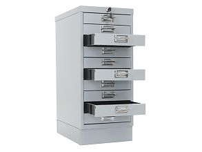 Многоящичный шкаф ПРАКТИК MDC-A4/650/10