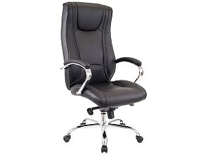 Кресло King М экокожа черная