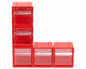 Короб откидной F-70-1-К5, 355х51х75мм, комплект 5 штук