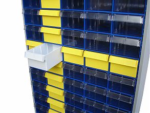 Шкаф С-2-90 на 90 коробов, ЛДСП