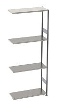 Стеллаж S90 3030х1000х400, 5 полок, осн. секция