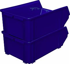 Пластиковый ящик 500х310х183 мм 7965 (синий)