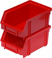 Пластиковый ящик 170х105х75 мм 7968 (красный)