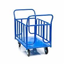Тележка платформенная КПО-300Т-125-И , с бортами, 600х1000мм