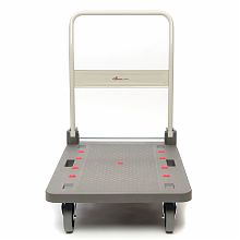 Тележка платформенная FW-250П 900х610 со складной ручкой, грузоподъемность 250 кг
