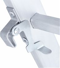 Лестница алюминиевая двухсекционная многофункциональная NV2220.18