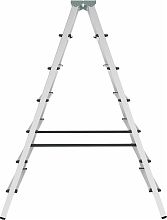 Стремянка алюминиевая двухсторонняя NV1120.7