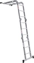 Лестница-трансформер алюминиевая, ширина 400 мм NV1322.2
