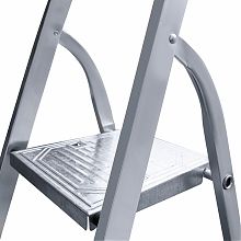 Стремянка алюминиевая со ступенями 130 мм и органайзером NV1118.6