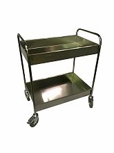 Ванна моечная с рабочей поверхностью ВМРП 1700x700x860 Нержавеющий каркас (с пристенным бортом)