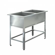 Стол производственный СПЛП 1000х600х860 (с пристенным бортом)