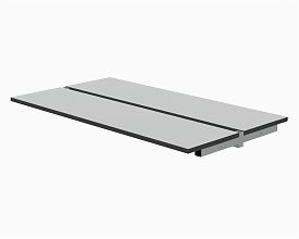 Полка для оборудования 2х(1500х400 мм)для 41.О (RAL7035)