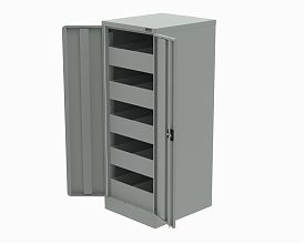Шкаф инструментальный (4 ящика и 4 полки) 1850х820х450 мм (RAL7035)
