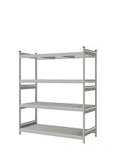 Стеллаж СТ-023 полочный 2200x1800x800 4 яруса цинк
