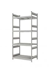 Стеллаж СТ-023 полочный 2500x1200x800 4 яруса окрашен