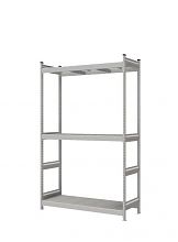 Стеллаж СТ-023 полочный 2500x1500x600 3 яруса цинк