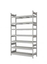 Стеллаж СТ-023 полочный 3000x1500x600 7 яруса окрашен