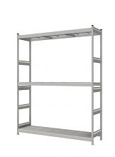 Стеллаж СТ-023 полочный 2700x2100x600 3 яруса цинк