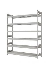 Стеллаж СТ-023 полочный 3000x2100x600 6 яруса окрашен