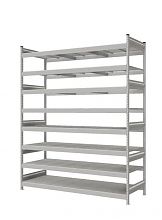 Стеллаж СТ-023 полочный 2700x2100x800 8 яруса цинк