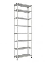 Стеллаж СТ-011 полочный 2200x700x300 8 ярусов, нагрузка на полку 100