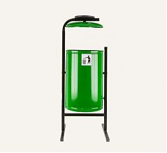 Уличная урна «Космос» с пепельницей, вкапываемая