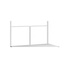 Средняя стойка для крепления 1/2 опций к столам 1200мм тёмно-серый