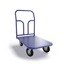 Платформенная тележка ТП 2 (г/п 300 кг, 900x600 мм, колеса пневматические 250 мм)