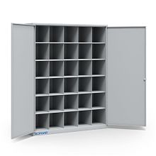 Металлический шкаф для 30 противогазов ХПГ-30, с двумя дверьми