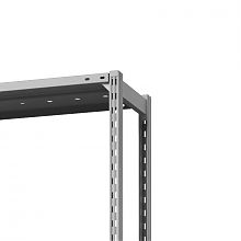 Стеллаж металлический ТСУ Универсал, 2500x760x800 мм. Полки: метал. перф. усил. 5 шт.